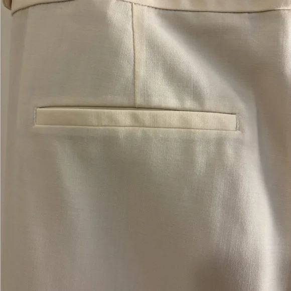 VINCE Double Pleated Cropped trouser pant medium rise - Picture 11 of 12